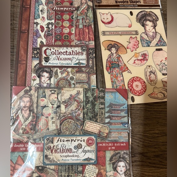 Stamperia Bundle Japanese Sea Theme Vagabound - Picture 4 of 4